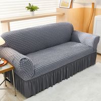 Extendable 2-seater sofa cover (145-185 cm), waterproof - Ideal for protecting chairs 90-140 cm.