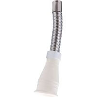 Rompejets largo universal con boquilla de goma a presión QUICK PLOMBERIE cromo/blanco