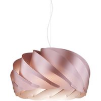 Rosa Metallaufhängung aus verchromtem Metall Cm. 42 x 26 Std