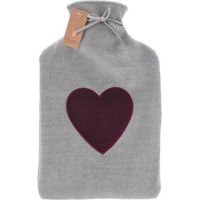 funda para bolsa de agua caliente home-styling-collection tejida 35 cm poliéster