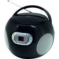 soundmaster SCD2120SW Radio-lecteur CD FM AUX, CD noir X465001