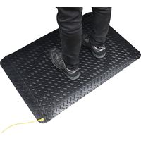 COBA, Tapis anti-fatigue DECKPLATE ANTI-STATIC, à la découpe,