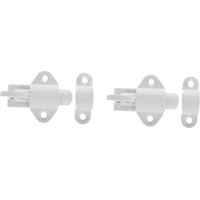 2ensembles Loquet à Ressort Automatique Serrure De Porte Coulissante Avec Mécanisme De Fermeture Automatique Pour Fenêtres Et Portes