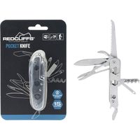 Redcliffs Couteau multifonction compact argenté 15 outils