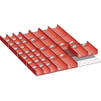 Einteilungsmaterial-Set 27x36E BxTxH 612x459x75 18 Einsatzkästen LISTA