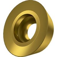 Fräswendeschneidplatte ISO RDGT 1003MOT:M6330 D.3,9mm PVD beschichtet Farbe Gold