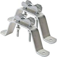 Humax Wand-/Masthalterung für Satellitenschüsseln Verzinkt ZA122 - Wandabstand 22 cm, Durchmesser 40x1,5 mm, Platte 10x100x3,5 mm - Wand-zu-Mast Umbau-Kit Zan 900