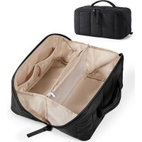 trousse portable grande capacité voyage imperméable, grande capacité organisateur cosmétiques pour f