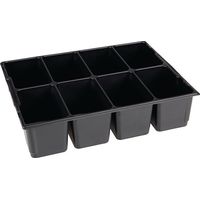 FP – Bac de rangement pour petites pièces – 8 bacs LB 136 en plastique embouti – Compatible L-BOXX 136 et LS-BOXX – Rangement clair et organisé