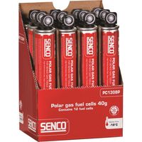 12 Cartouche de gaz SENCO PC1308P 40gr pour cloueur agrafeuse