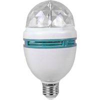 LED RGB rotierende mehrfarbige Party-Glühbirne E27 Verbindung farbiges Licht 3W