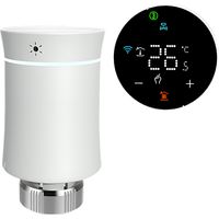 Eosnow Thermostat de radiateur intelligent BRT-100 pour climatiseur et WiFi avec contrôle par application, écran tactile numérique LED, économie d'énergie, thermostat programmable 5+2 (passerelle de t