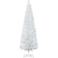 HOMCOM Künstlicher Weihnachtsbaum 180 cm Tannenbaum künstlich mit 390 Spitzen Christbaum Weihnachtsdeko für drinnen