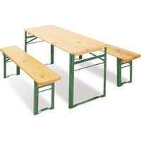 Pinolino - 201337 - set tenda per feste per bambini Sepp - tavolo (110 x 40 x 51 cm), panca (110 x 20 x 31 cm)