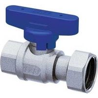 VALVOLA D'INTERCETTAZIONE A SFERA F-F CROMATA CON CALOTTA MOBILE Misura: 1/2" - 3/4"