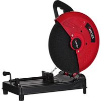 Vertex VPM2000 - Motosierra de metal (2000 W, disco de 355 mm, arranque suave, 3800 rpm, 220-240 V, con llave y escobillas de carbón)