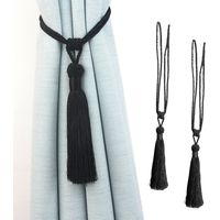 Curtain Tiebacks - Polyester - 60 cm - For Thick or Sheer Curtains - Home Office Window Drapery - 2 Pieces