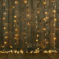Rideau lumineux grande largeur 5M 500 LED blanc chaud 8 modes 31V Lotti