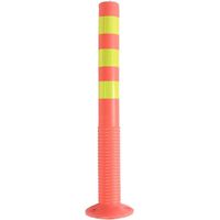 Poteau de sécurité routière 75 cm, renforcé, barrière de sécurité routière en EVA, poteau de signalisation pour passages piétons