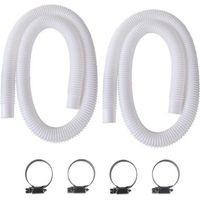 Tuyau Piscine 32mm, Tuyau pour Piscine Hors Sol, 150cm/59in Tuyau de Rechange