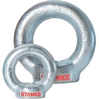 Seilwerk STANKE 25x Écrou è èil femelle galvanisé M6 anneau de levage 6 mm