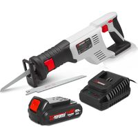 Scie sabre sans fil 20V avec batterie 2Ah - X-Performer