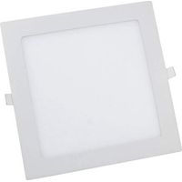 Pannello led quadrato bianco slim 18w ip20 incasso faro faretto completo driver luce bianca fredda naturale calda downlight fredda bianca 6500k