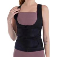 Gilet entraînement femme perte poids, ceinture brûle-graisse ventre plat unisexe