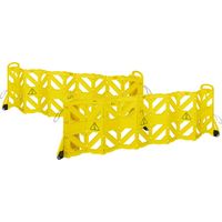 Rubbermaid, Barrière de délimitation mobile en polyéthylène,