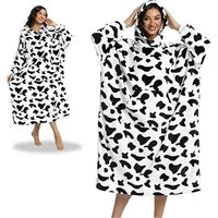 COUVERTURE Plaid Femme Noël, überdimensionierte Kapuzen-Decke, tragbarer Sweat-Deckenumhang für Damen und Herren