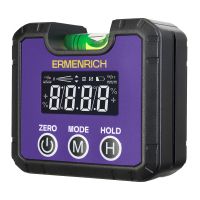 Herramienta de medida ermenrich verk lq30 impermeable base magnética