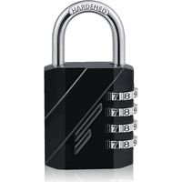 Cadenas à Combinaison à 4 Digit,Serrure Combinée,Cadena a code pour casier vestiaire sport pour Gymnase, école, Portail, Hangar, Garage, Rangement