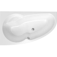 Siko 150x95 cm Laguna Luiza bañera asimétrica izquierda en acrílico, sin patas, blanco (LU1500L)