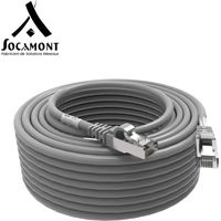 Cordon RJ45 gris CAT6A surmoulé FTP 100 Ohms LSOH - Longueur - 20 mètres