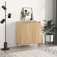 Buffet,Bahut,Meuble de Rangement pour Salon, Salle à Manger, Cuisine Chêne sonoma 60x35x70 cm Bois d'ingénierie DGBDF471812