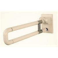 Corrimano a muro inclinabile, Nylon bianco - Antibatterico