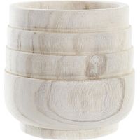 Maceta - DKD Home Decor - Estándar - Marrón - 17x17x16 cm - Interior