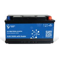 Ultimatron 12.8V 150Ah LiFePO4 Smart BMS batteria servizi con Bluetooth e riscaldamento