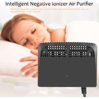 Générateur d'ions négatifs noir intelligent purificateur d'air pour voiture et maison, ioniseur anion CN fiche 220V