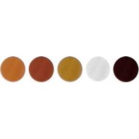5 x TAPPO COPRIFORO ADESIVO D 13 MM NERO