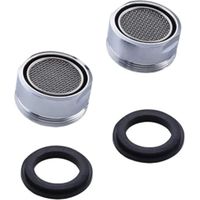 Set 2pz Aeratore Rubinetti Filtro Rompigetto Lavandino Bagno Cucina M24 In Ottone 87994