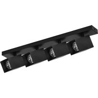 Orno KUBAR SP 4 lámpara negra de interior moderna