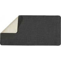 Tapis de bain uni 60x120 en polyester chocolat 60x120cm