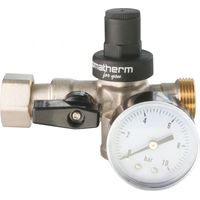 Druckminderer 3-in-1 Druckminderer 20 x 27 + Manometer CENTRALE BRICO