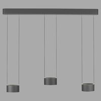 Suspension LED de conception Pure Clipse Gris mystique - 2473-15