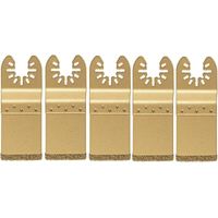 5 Pcs/Set Universal Oscillating Diamond Saw Blade for Releasing Fit Multi Tool Blade Dic Cutter