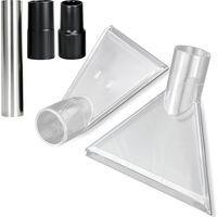 2 x Vacuum Cleaner Nozzle, Vacuum Cleaner Nozzle, Car Vacuum Cleaner Nozzle Brush Vacuum Cleaner Tips Transparent Adapter