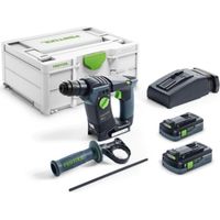 Martillo Perforador FESTOOL BHC 18 HPC I-Plus (2 x 4,0 Ah + TCL6 + Systainer SYS3 M 187)