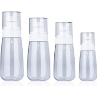 4PCS Travel Spray Bottle 30ml,60ml,80ml,100ml Refillable Cosmetic Sprayer for Essences Perfume HairSpray Skincare Makeup