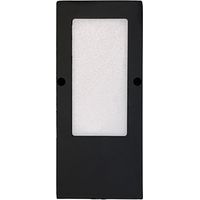 Spot led rectangulaire 12v sans interrupteur (complément pour kit) - Température de couleur : 4500 K - Décor : Noir mat - Flux lumineux : 420 lm - SC HERRAJES